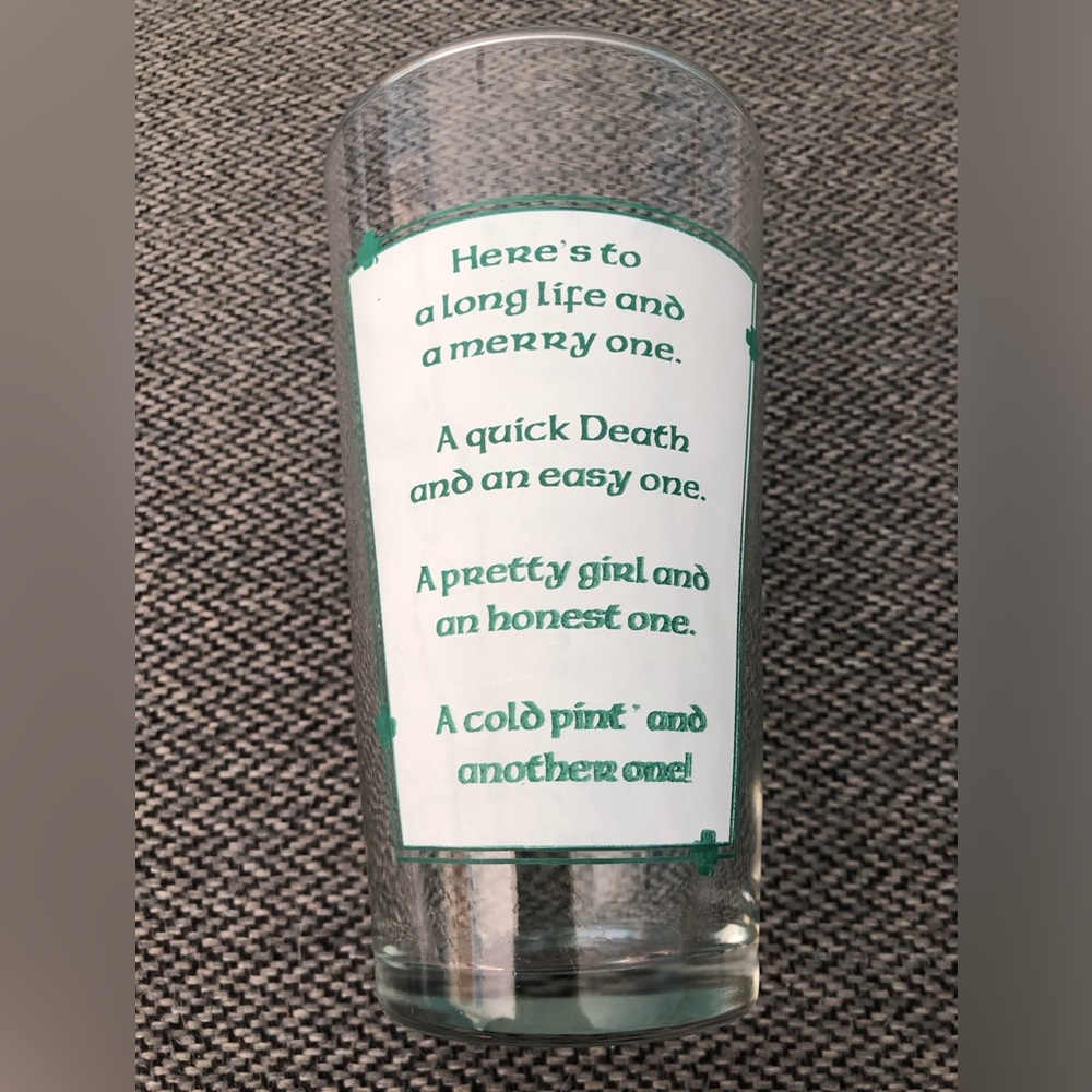 Irish 16 Ounce Drink Glasses - Picture 5 of 10